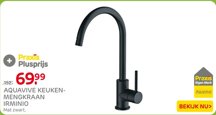 Aanbieding: Keukenmengkraan Irminio