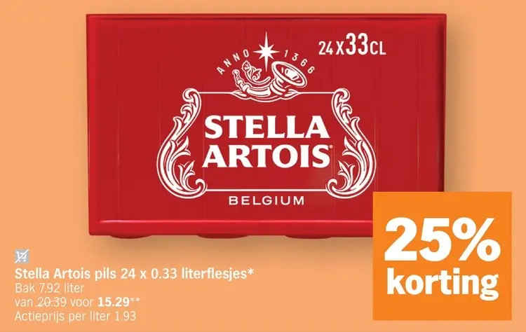 Promotie: Stella Artois pils