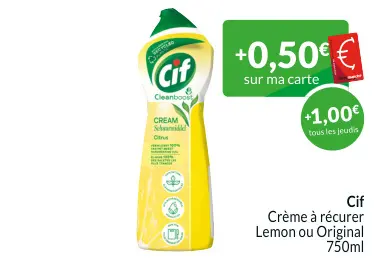 Offre: Crème à récurer