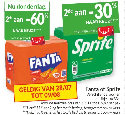 Promotie: Fanta of Sprite
