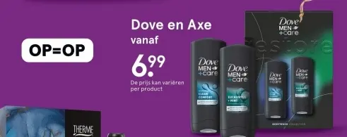 Aanbieding: Dove en Axe