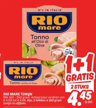 Aanbieding: RIO MARE TONIJN