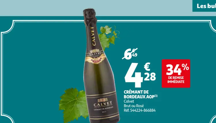 Offre: Crémant de bordeaux aop