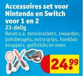 Aanbieding: Accessoires set voor Nintendo en Switch