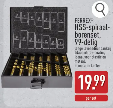 Promotie: HSS-spiraalborenset