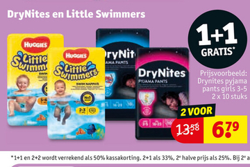 Aanbieding: DryNites en Little Swimmers