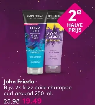 Aanbieding: John Frieda shampoo
