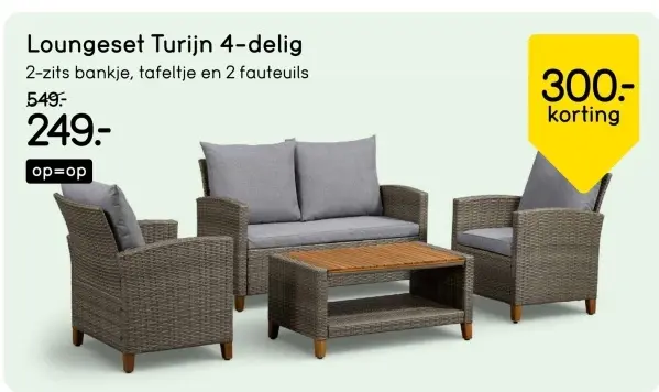 Aanbieding: Loungeset Turijn