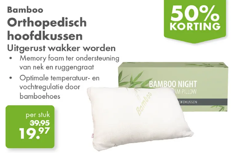 Aanbieding: Orthopedisch hoofdkussen