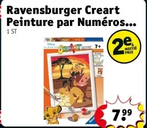 Offre: Creart Peinture par Numéros