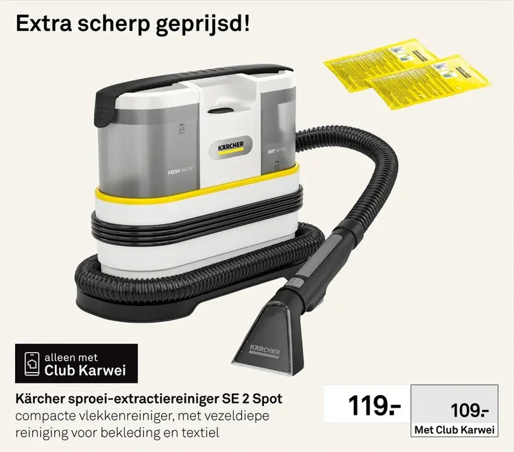 Aanbieding: Sproei-extractiereiniger SE 2 Spot