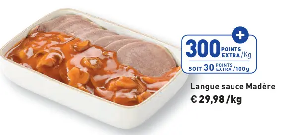 Offre: Langue sauce Madère