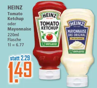 Aanbieding: Tomato Ketchup oder Mayonnaise