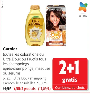 Offre: Toutes les colorations, Ultra Doux ou Fructis