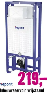 Aanbieding: VEPORIT Inbouwreservoir voor wandcloset Icubox FR 1120 H:1120 mm vrijstaand