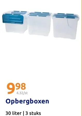 Aanbieding: Opbergboxen