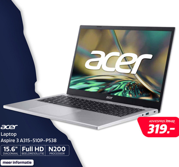 Aanbieding: Acer Aspire 3 A315-510P-P538