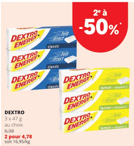 Offre: Dextro energy
