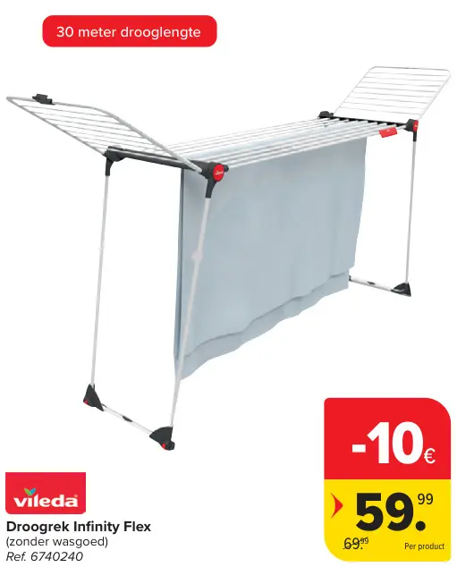 Promotie: Droogrek Infinity Flex