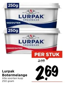 Aanbieding: Lurpak Botermelange