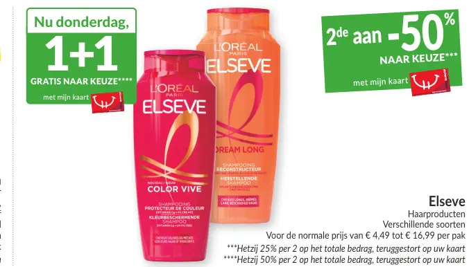 Promotie: Elseve Haarproducten