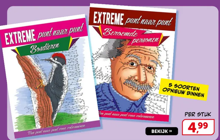 Promotie: EXTREME punt naar punt