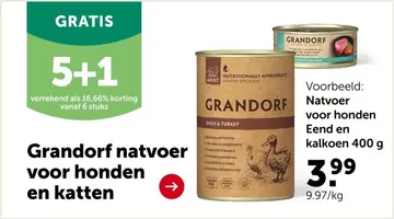 Aanbieding: Natvoer voor honden en katten