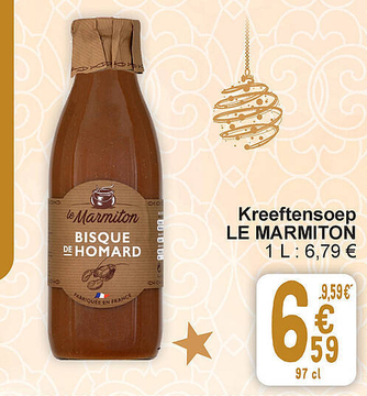 Aanbieding: Kreeftensoep LE MARMITON