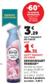 Offre: Desodorisant