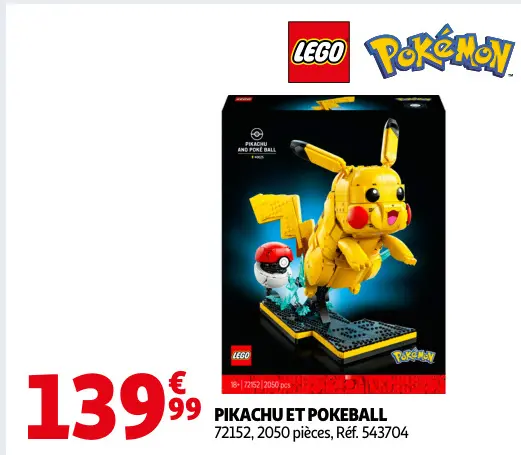 Offre: Pikachu et pokeball