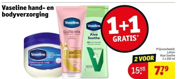 Aanbieding: Vaseline hand- en bodyverzorging