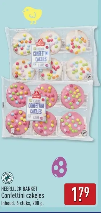 Aanbieding: Confettini cakejes