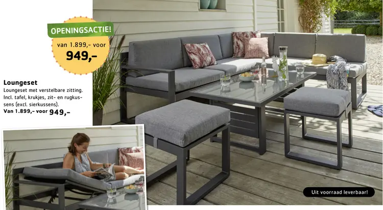Promotie: Lounge set