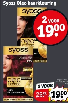 Aanbieding: Syoss Oleo haarkleuring