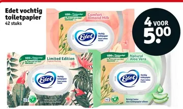 Aanbieding: Edet vochtig toiletpapier