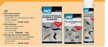 Aanbieding: HGX natuurvriendelijke korrels tegen slakken