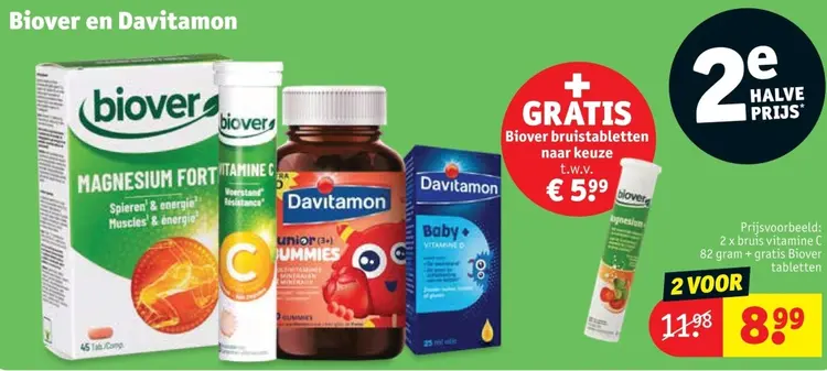 Promotie: Biover en Davitamon