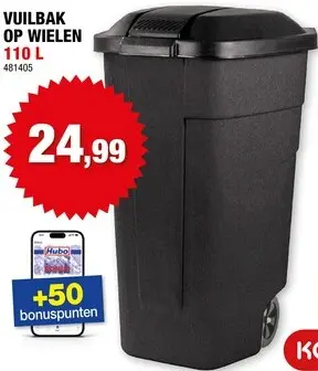 Promotie: Vuilbak op wielen