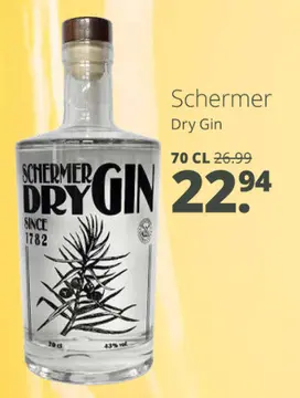Aanbieding: Schermer Dry Gin