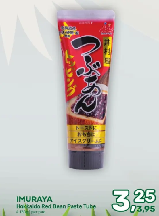 Aanbieding: Hokkaido Red Bean Paste Tube