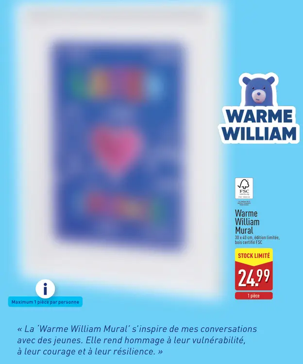 Offre: Warme William Mural