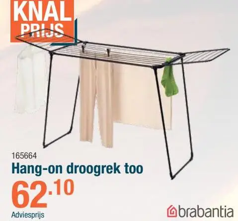 Aanbieding: Hang-on droogrek