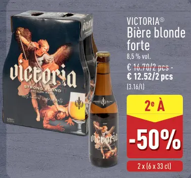 Offre: Bière blonde forte