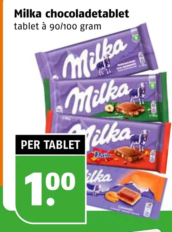 Aanbieding: Chocoladetablet