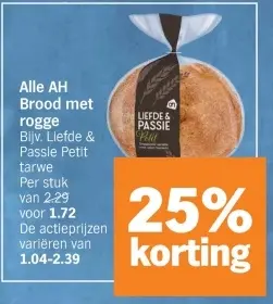Aanbieding: Brood met rogge