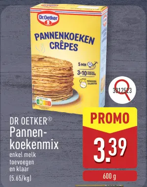 Promotie: Pannenkoekenmix