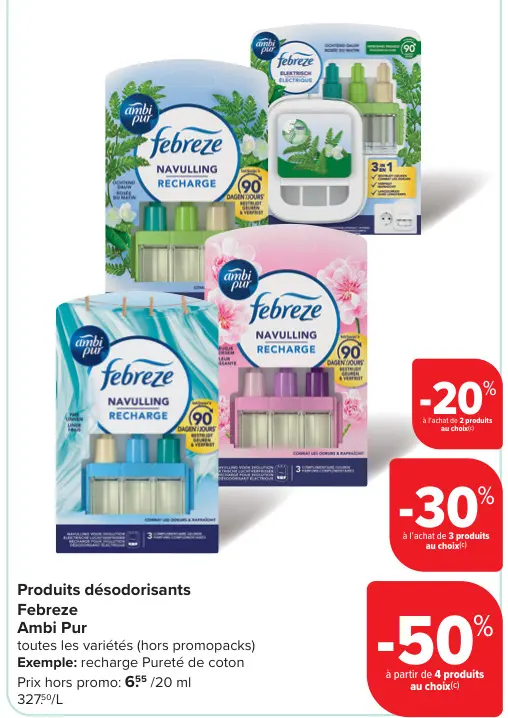 Offre: Produits désodorisants