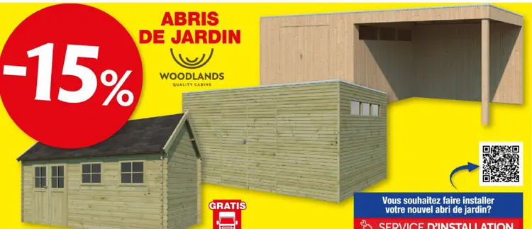 Offre: Abris de jardin