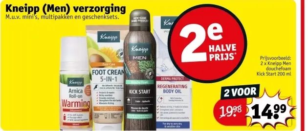 Promotie: Kneipp (Men) verzorging