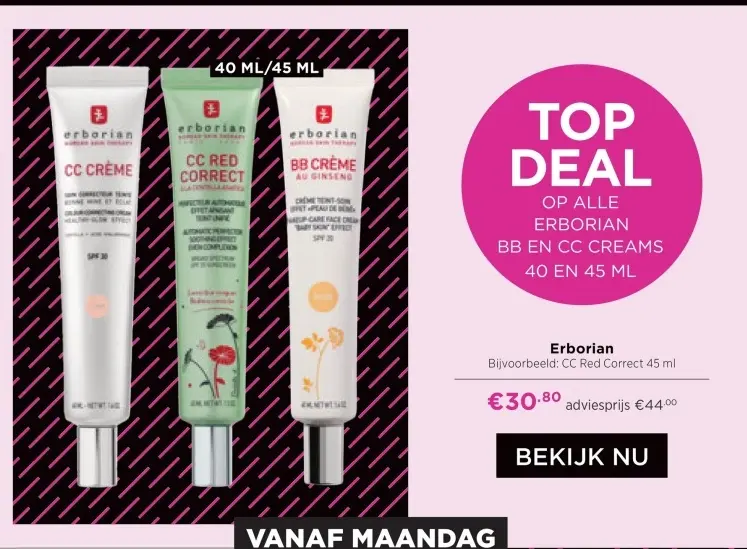 Aanbieding: Bb en cc creams